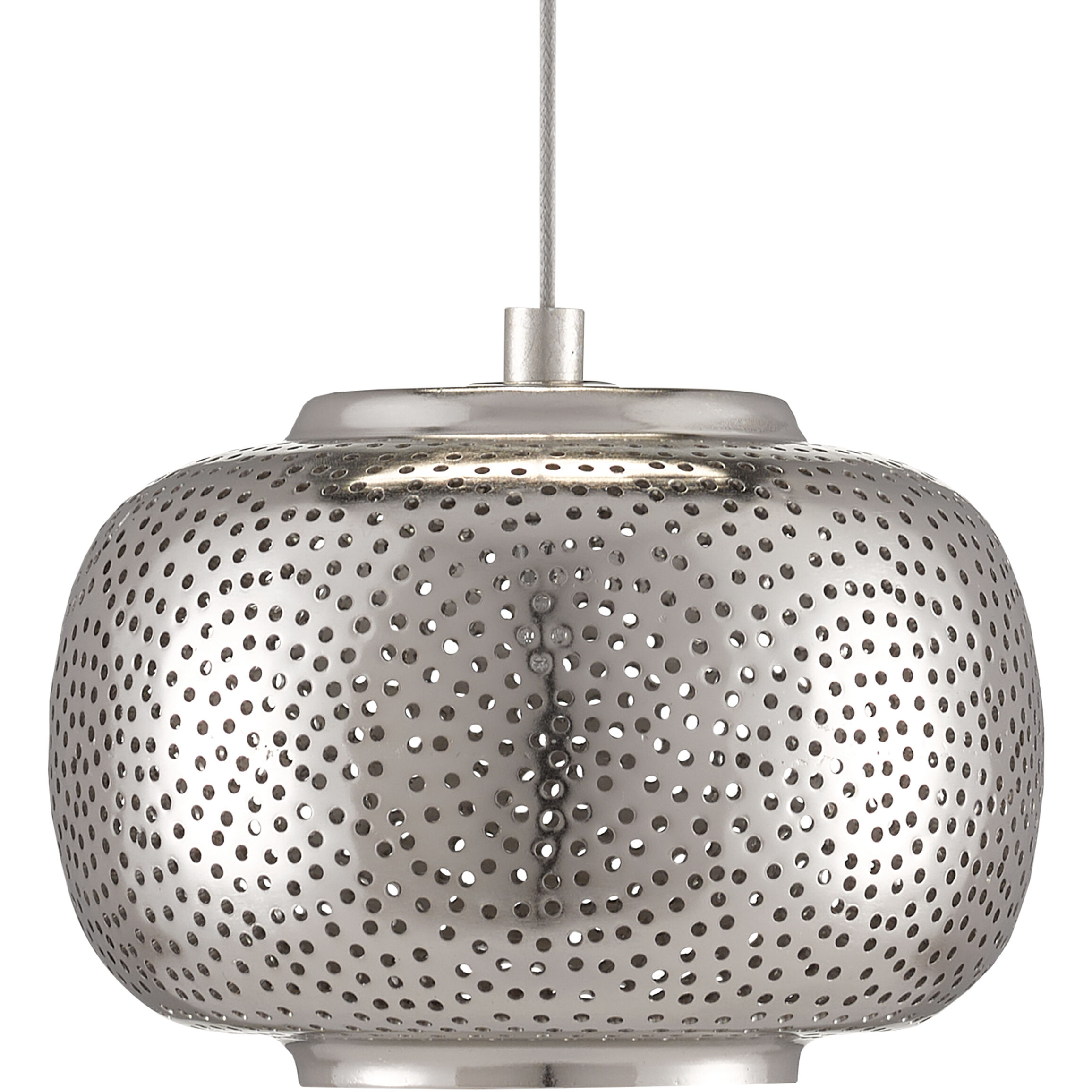 Pepper 3 Light 11.75 inch Painted Silver/Nickel Multi-Drop Pendant Ceiling Light