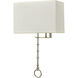 Shannon Sconce Wall Light in Polished Chrome