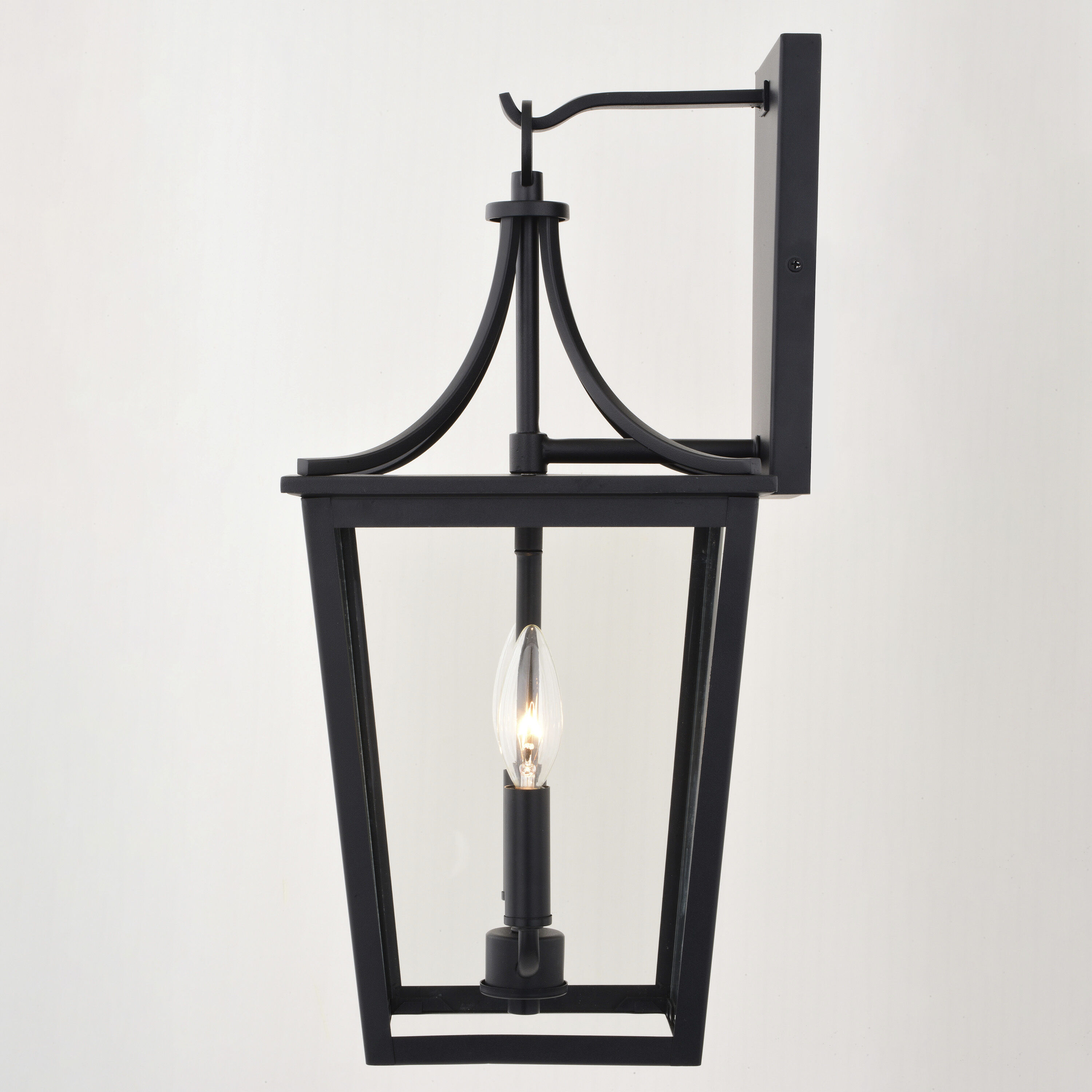Cottage Grove 2 Light 19 inch Matte Black Outdoor Wall Lantern