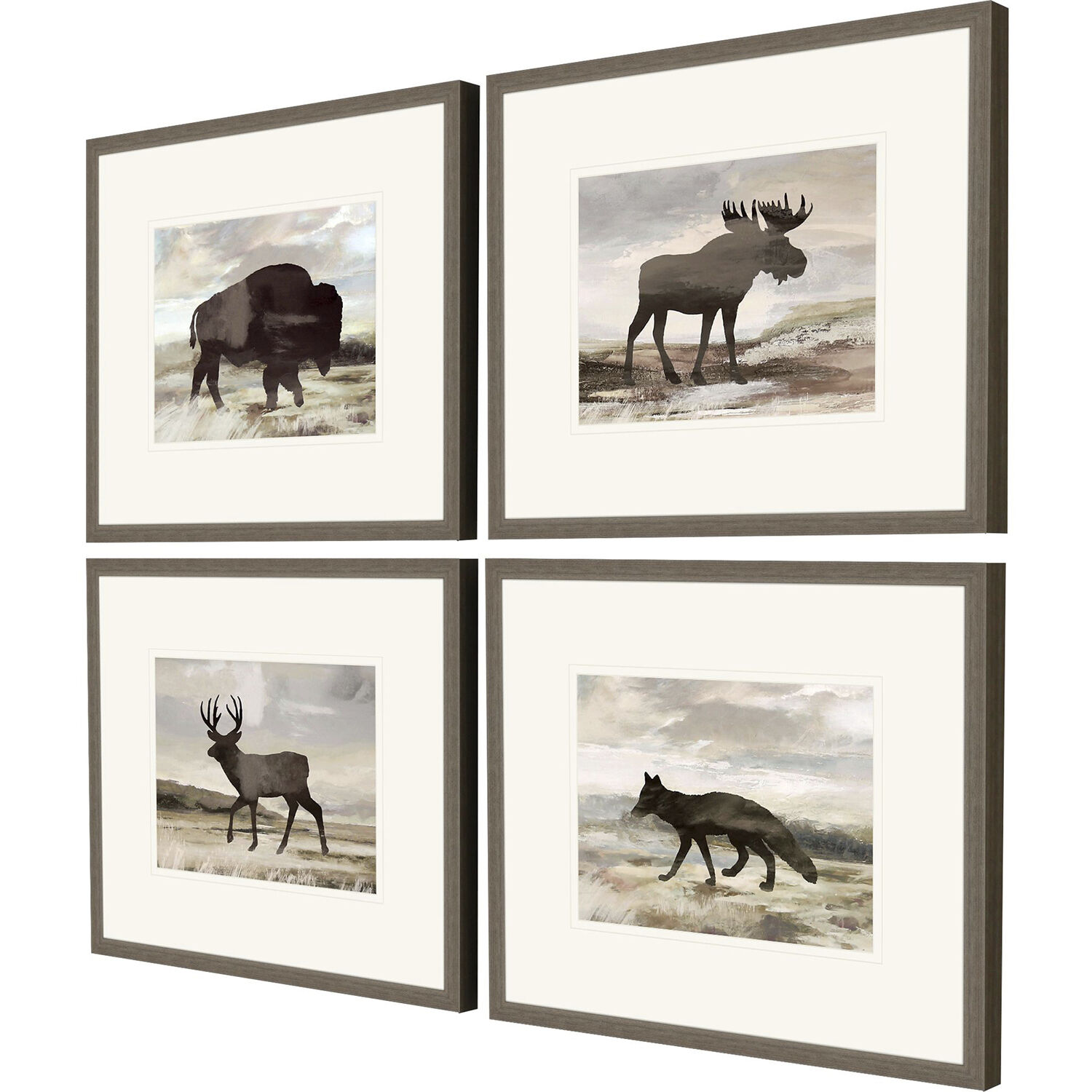 Wilderness Explorer Brown and Beige and Neutral and Pink Framed Art