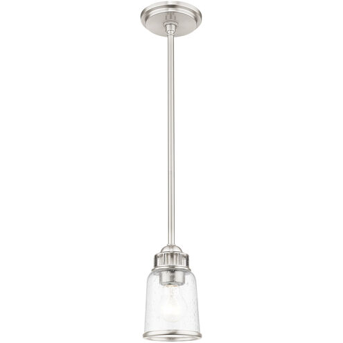 Lawrenceville 1 Light 5 inch Brushed Nickel Mini Pendant Ceiling Light