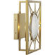 Balfour Wall Sconce Wall Light in Warm Brass