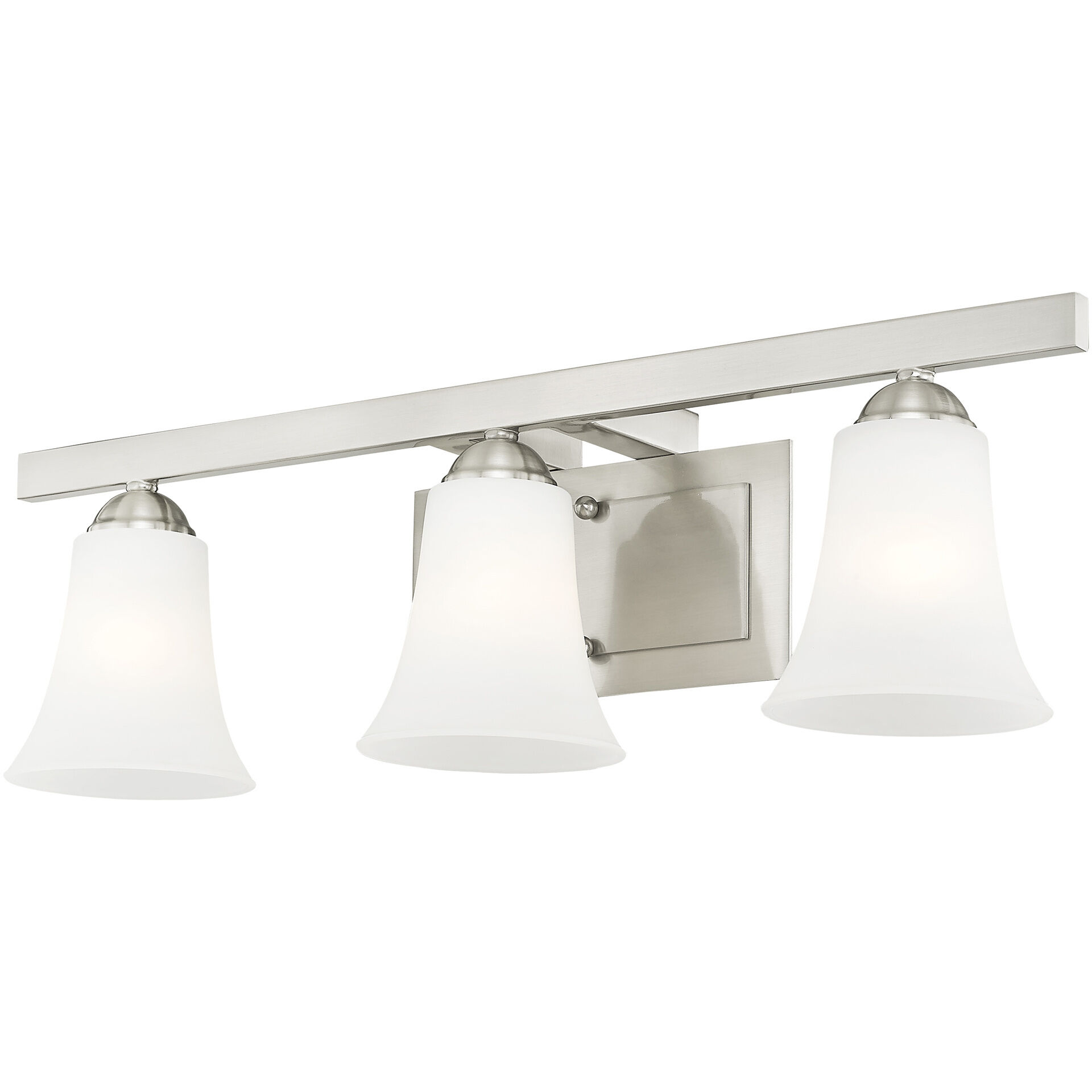 Ridgedale 3 Light 25 inch Brushed Nickel Bath Vanity Wall Light