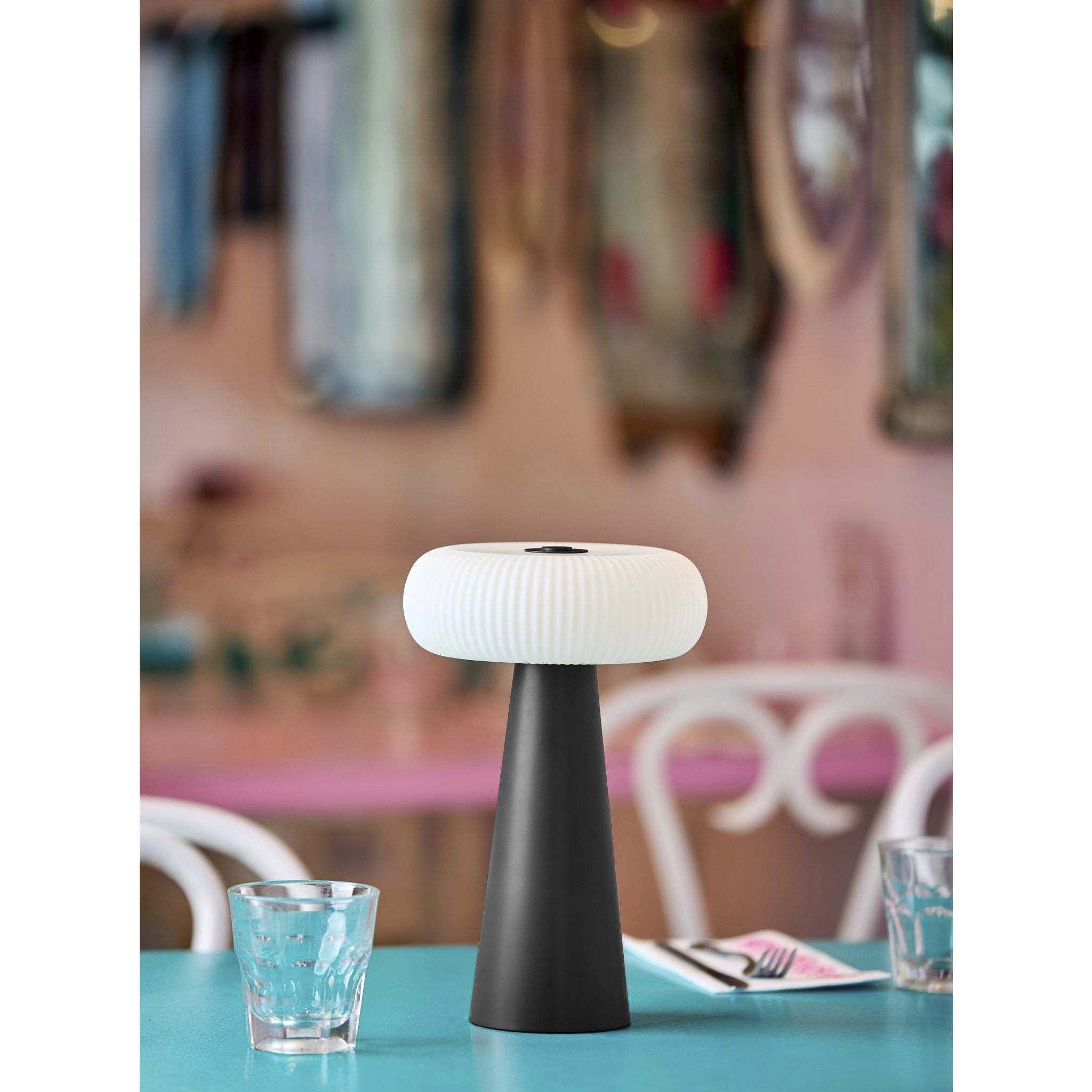 Ozzie 11.25 inch 1.50 watt Black LED Cordless Table Lamp Portable Light