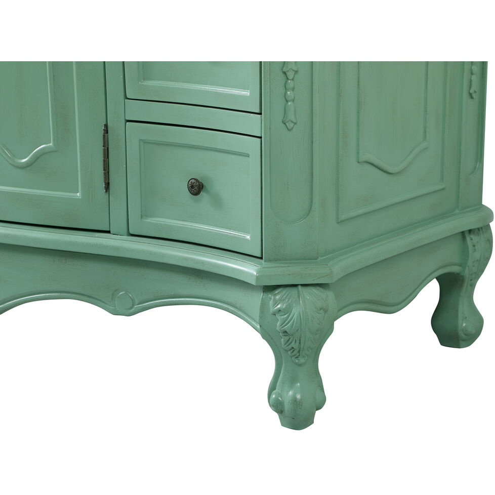 Danville 48 X 21 X 36 inch Vintage Mint Vanity Sink Set