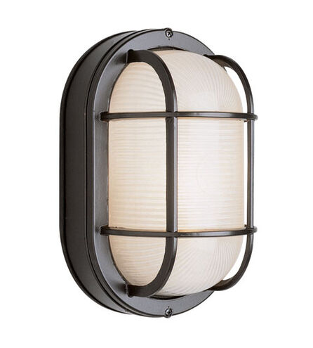 Aria 1 Light 11 inch Black Outdoor Bulkhead