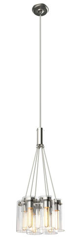 Erin 6 Light 12 inch Buffed Nickel Pendant Ceiling Light