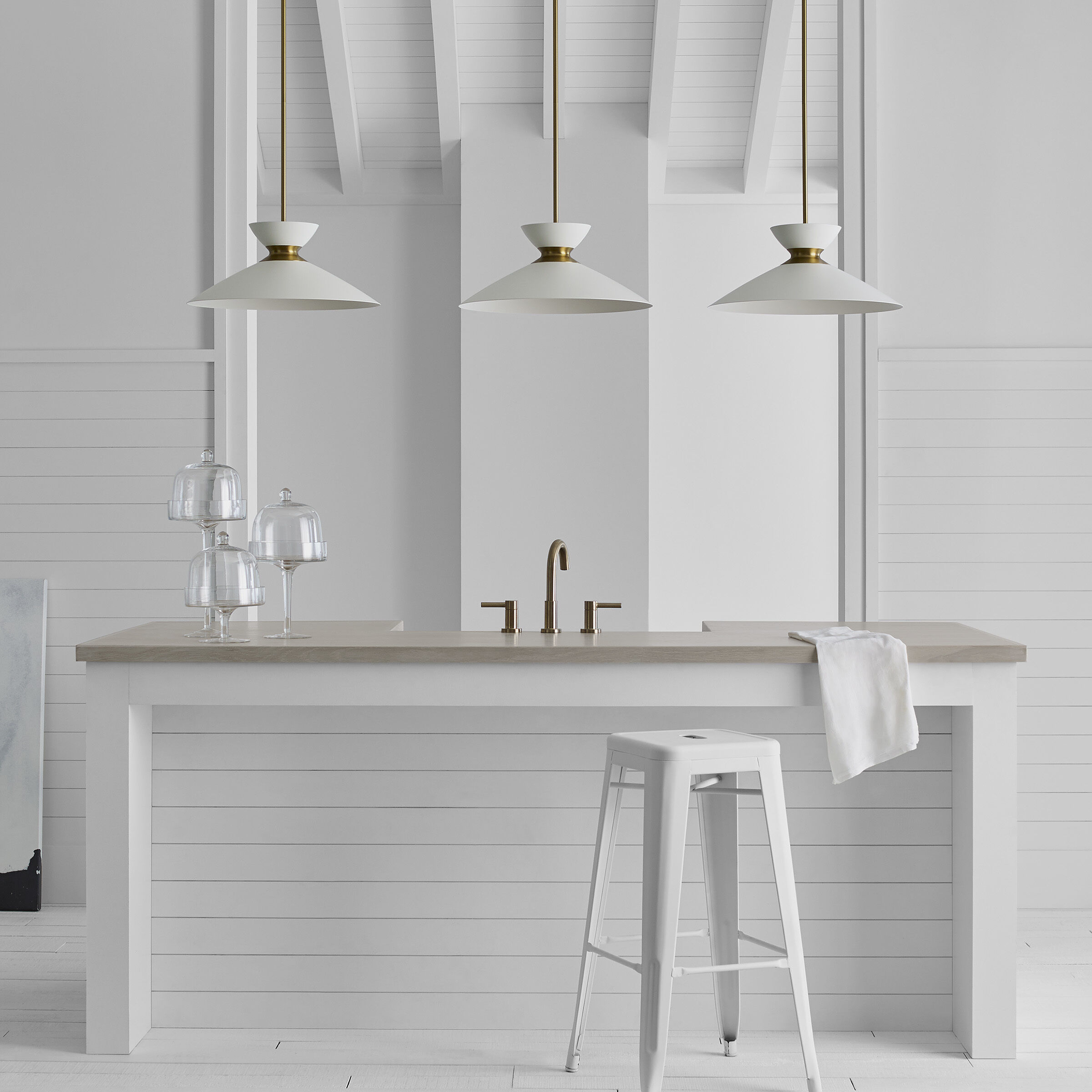 ED Ellen DeGeneres Heath 1 Light 18.5 inch Midnight Black and Burnished Brass Pendant Ceiling Light in Midnight Black / Burnished Brass