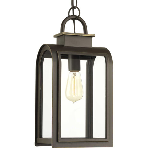 Refuge 1 Light 8 inch Oil Rubbed Bronze Outdoor Hanging Lantern