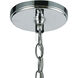 Glenolden 8 Light 30 inch Polished Chrome with Clear Chandelier Ceiling Light