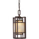 Underscore 2 Light 10 inch Cimmaron Bronze Pendant Ceiling Light