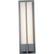 Neutron LED 20 inch Silica Outdoor Wall Light