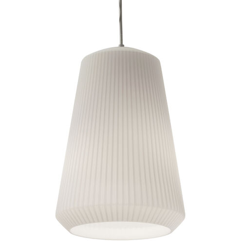 Isla 1 Light 11 inch White Pendant Ceiling Light