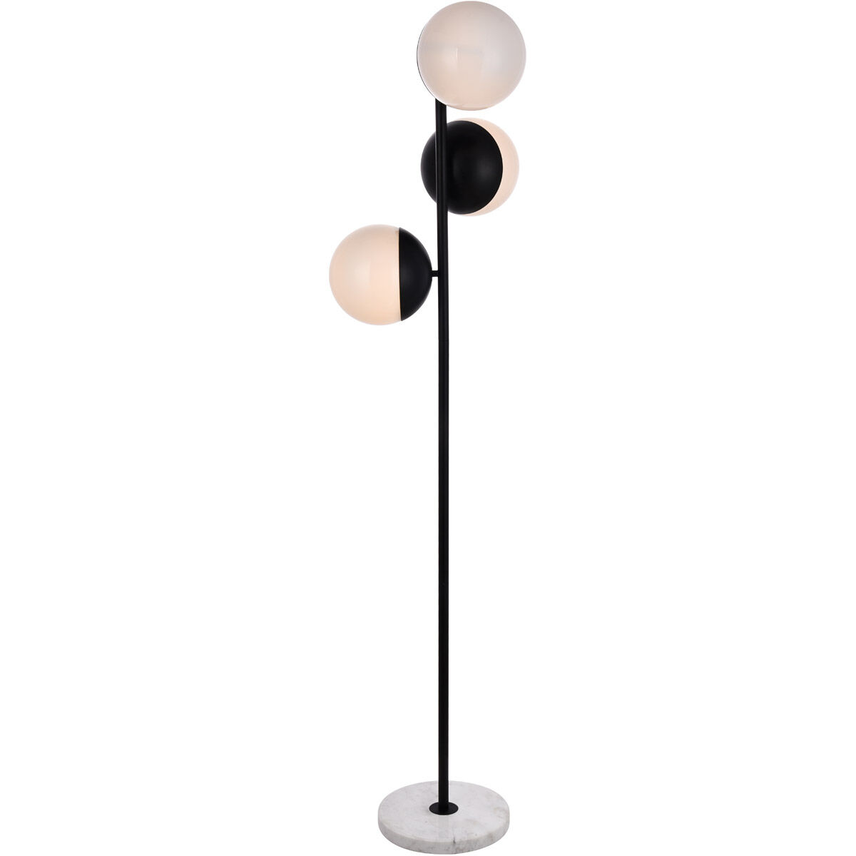 Oyster Bay 65.5 inch 40 watt Black Floor Lamp Portable Light