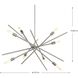 Astra 8 Light 42 inch Brushed Nickel Chandelier Ceiling Light, Design Series
