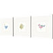 Conversation Birds Multi and Pink and Blue and Green Framed Art, Propac