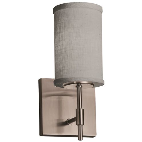 Textile 1 Light 4.5 inch Brushed Nickel Wall Sconce Wall Light, Union Family, Choices