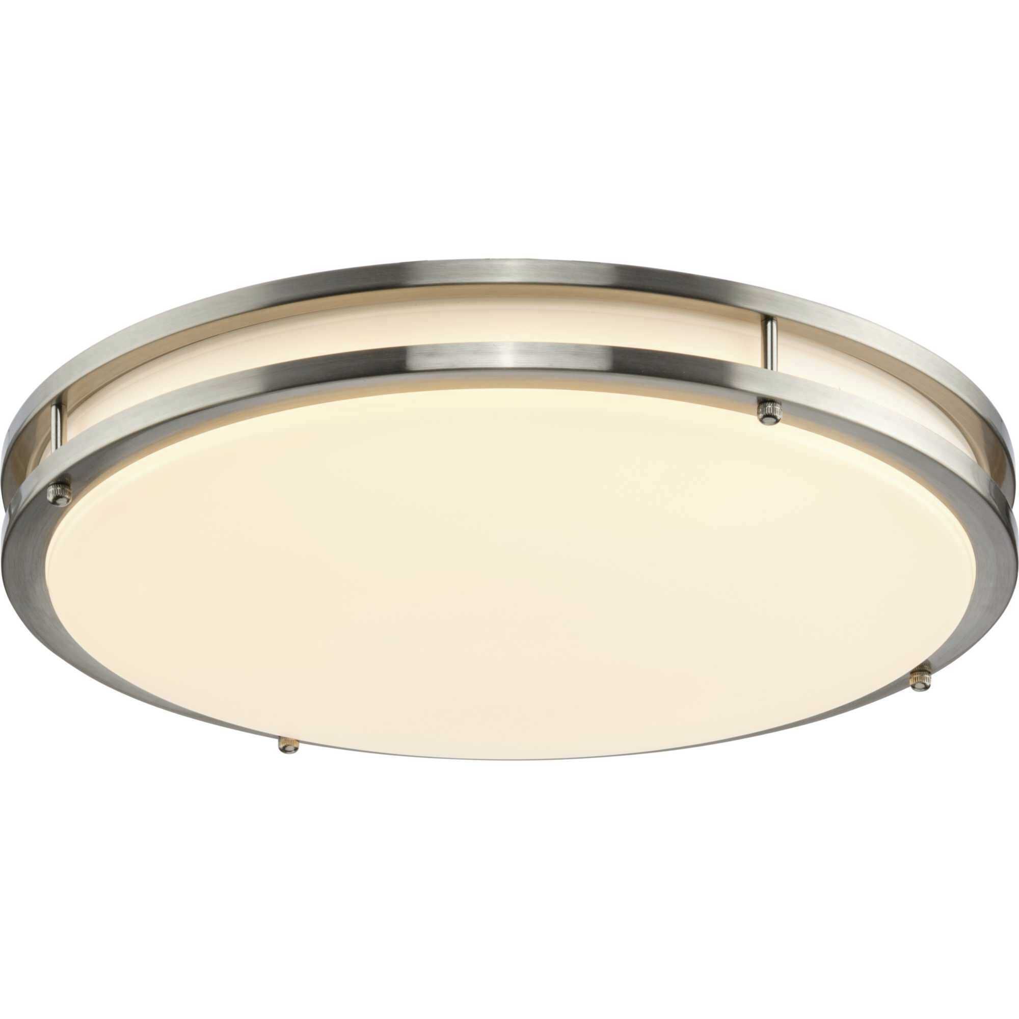 Abide LED LED 17.7 inch Brushed Nickel Flush Mount Ceiling Light, Large, Progress LED