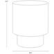 Bernaby 21 X 18 inch Gunmetal End Table