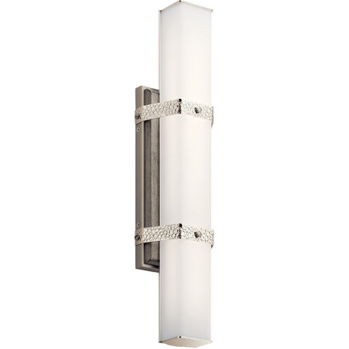 Bisou LED 22 inch Polished Nickel Linear Bath Medium Wall Light, Medium