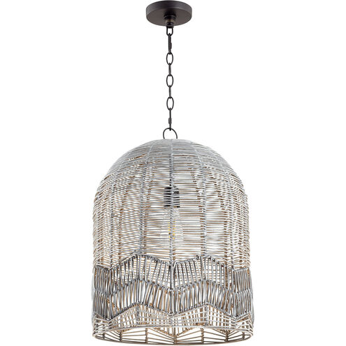 Vagabond 1 Light 16 inch Noir Pendant Ceiling Light 