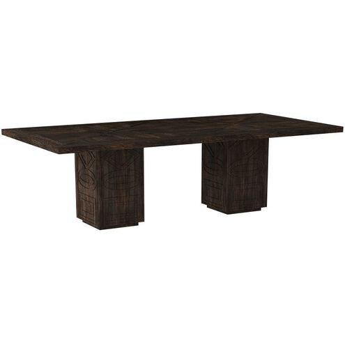 Vargueno 84 X 31 inch Burnt Dining Table