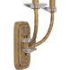 Atella 2 Light 9.75 inch Ashen Gold Wall Sconce Wall Light