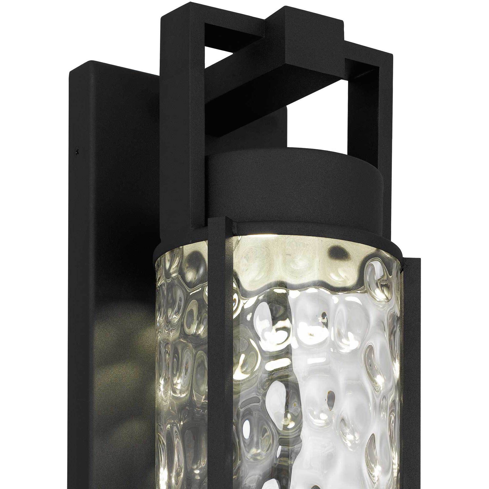 Winston LED 17 inch Sand Black Outdoor Wall Sconce