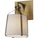 Bandera 1 Light 6 inch Natural Aged Brass Wall Sconce Wall Light