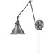 Arti 1 Light 7.75 inch Polished Antique Nickel Indoor Wall Sconce Wall Light