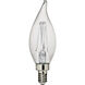 Branded Lamps LED F - Flame Tip C - E12 Candelabra 2.5 watt 120 2700K Light Bulb