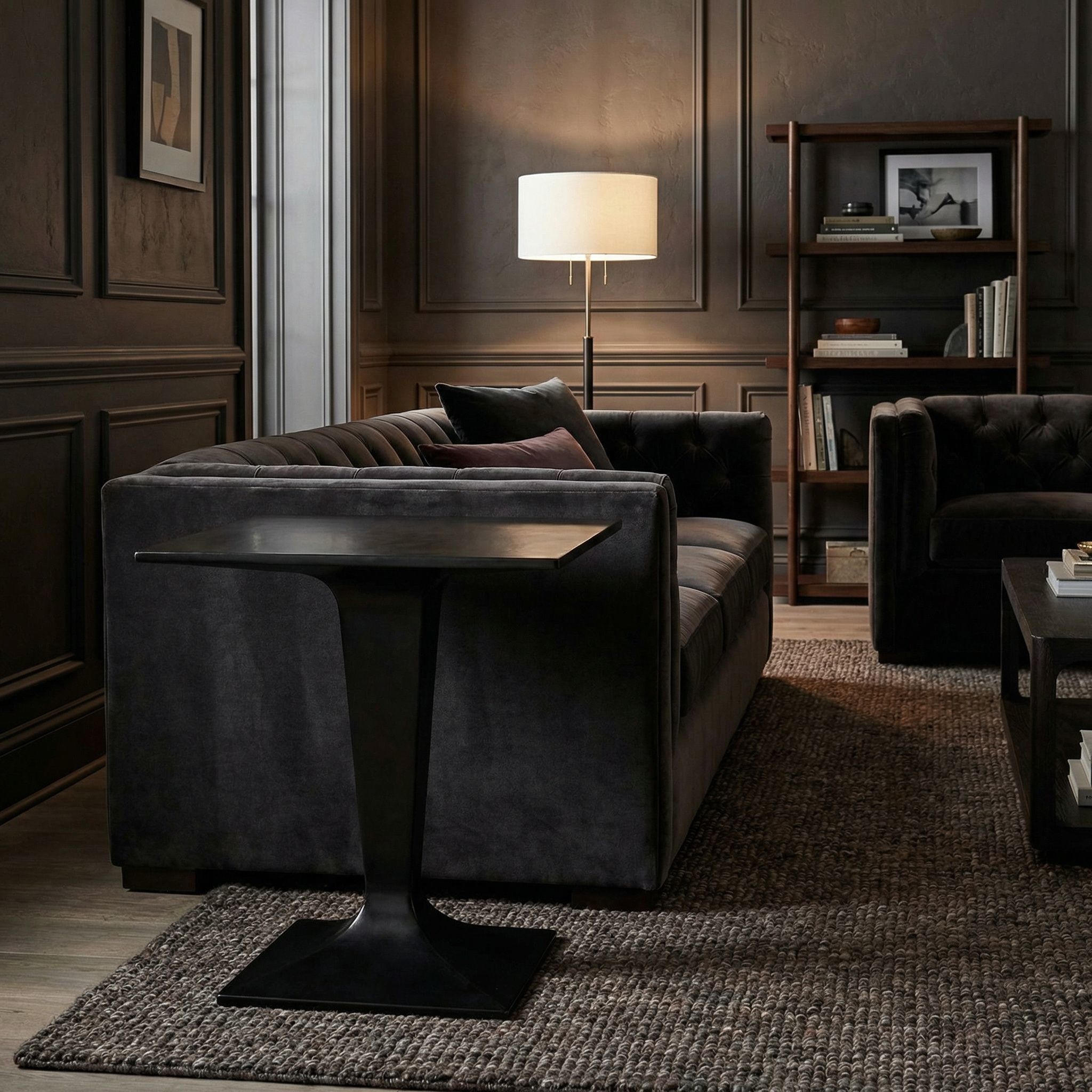 Anoil Matte Black Bistro Table