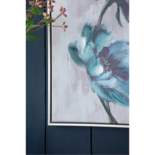 Floral Blue/Green/Gray Wall Art