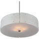 Textured Glass 4 Light 30.2 inch Burnished Bronze Chandelier Ceiling Light in Frosted Granite