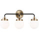 Ian K. Fowler Cafe LED 21.75 inch Satin Brass Wall Bath Fixture Wall Light