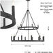 Dutton 18 Light 42.75 inch Coal Chandelier Ceiling Light