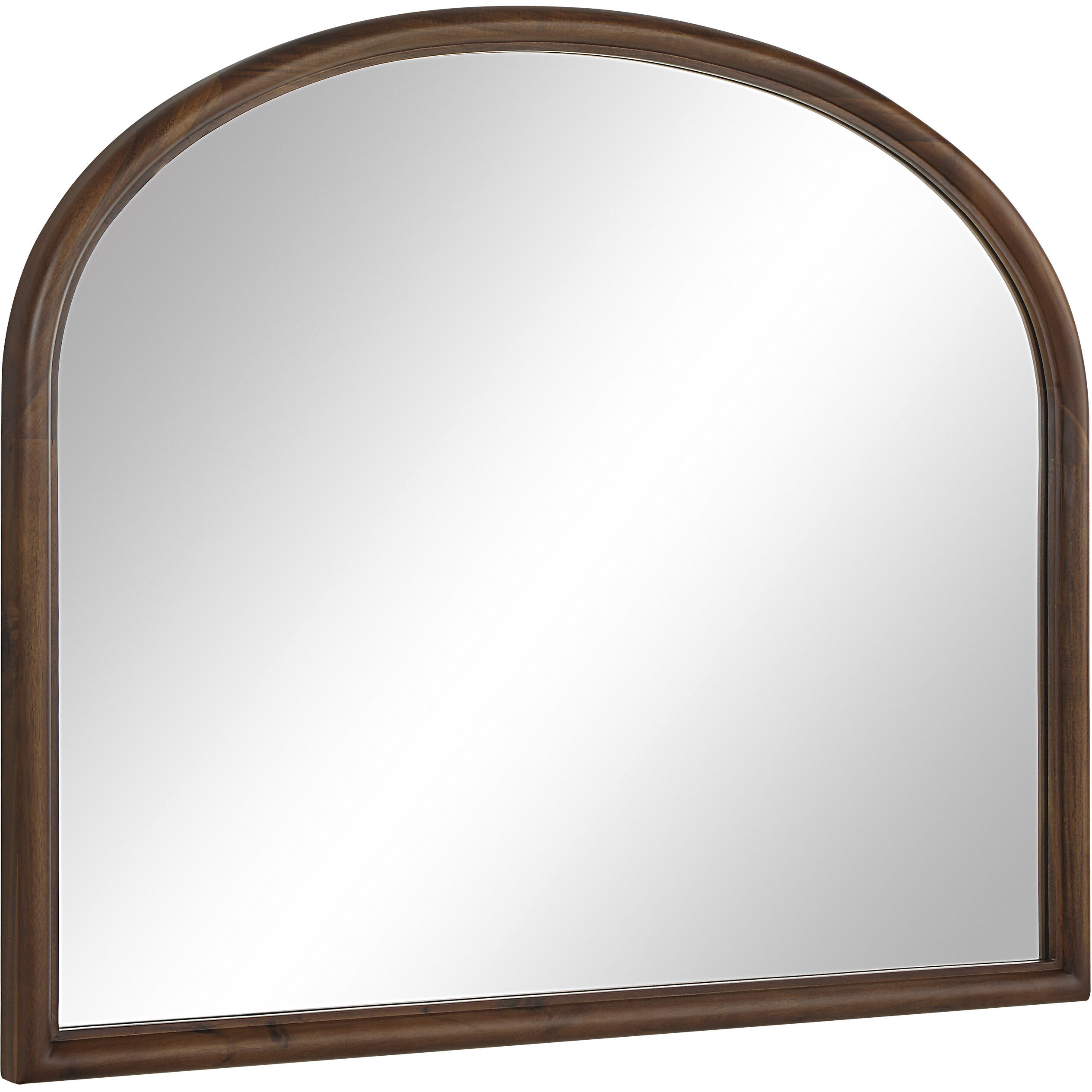 Kindra 50 X 40 inch Walnut Wall Mirror