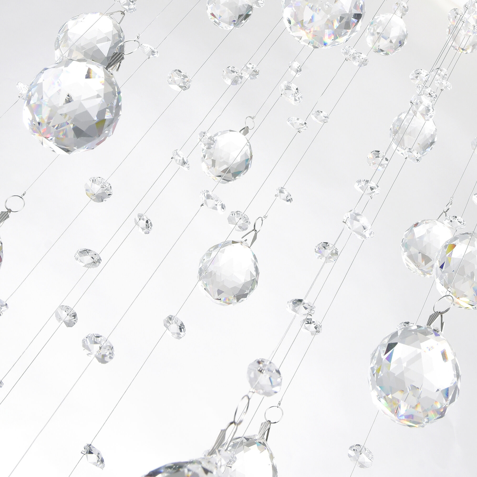 Spiral 6 Light 24 inch Chrome Flush Mount Ceiling Light