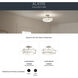 Alkire 4 Light 22 inch Brushed Nickel Semi Flush Light Ceiling Light