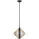 Waterford Copper Coast LED 15 inch Bronze Olive Cut Pendant Ceiling Light