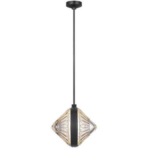 Waterford Copper Coast LED 15 inch Bronze Olive Cut Pendant Ceiling Light