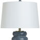 Lizzie 31 inch 150.00 watt Denim Washed Table Lamp Portable Light