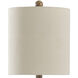 Signature 21 inch 100 watt Brown Table Lamp Portable Light
