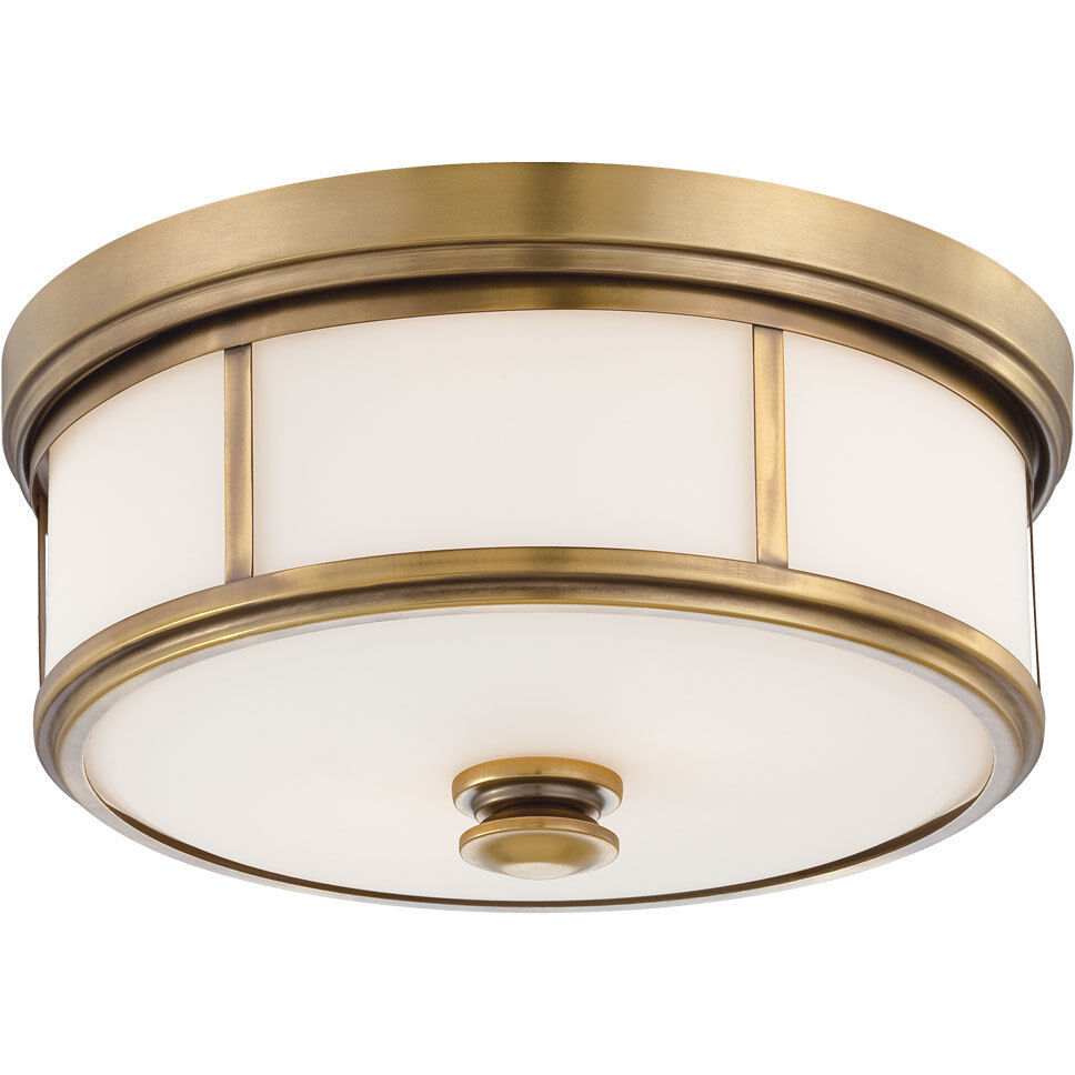 Harbour Point 2 Light 14 inch Liberty Gold Flush Mount Ceiling Light