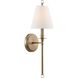 Riverdale Bath Sconce Wall Light in Aged Brass