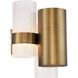Harmony LED 10.56 inch Aged Brass Wall Sconce Wall Light
