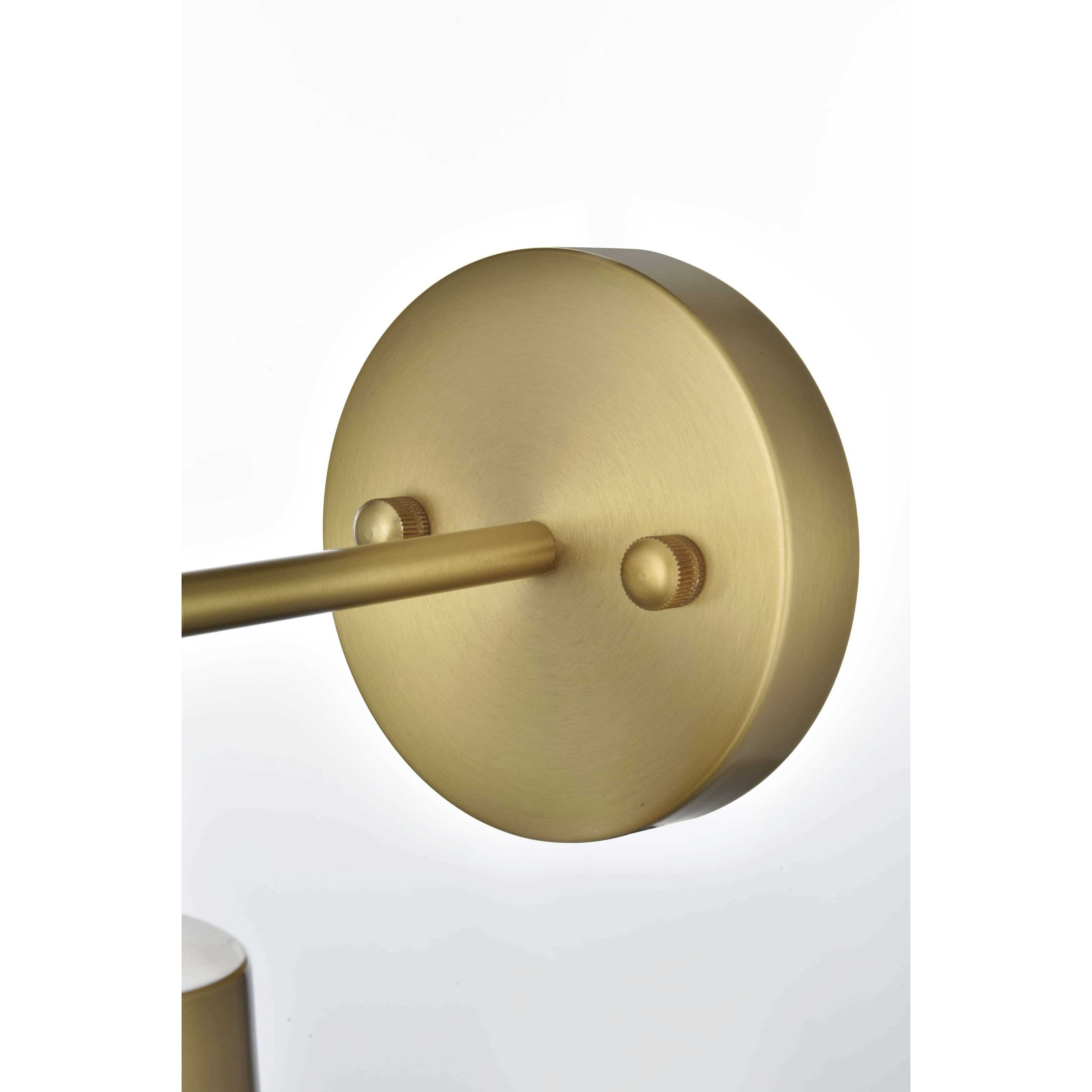 Halycon 1 Light 5 inch Satin Gold Bath Sconce Wall Light