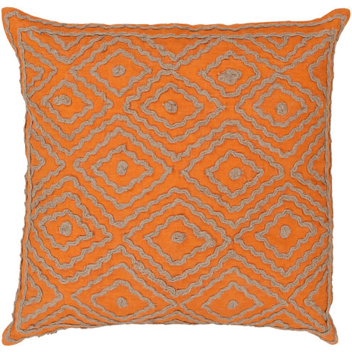 Atlas 20 inch Burnt Orange, Camel Pillow Kit