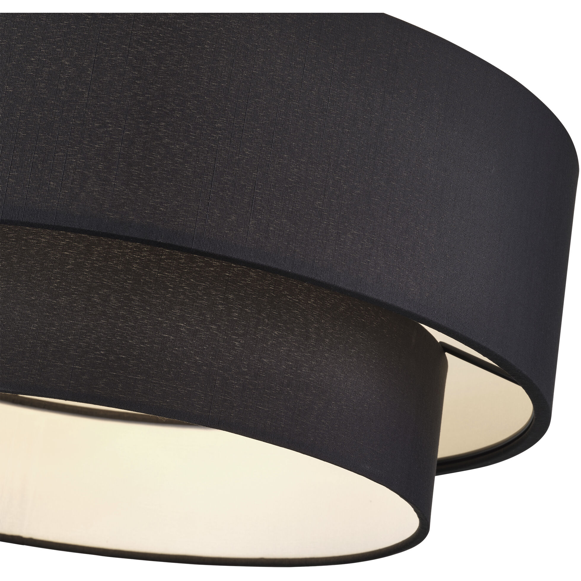 Bainbridge 3 Light 18 inch Black Semi Flush Mount Ceiling Light, Large