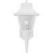Mansard 1 Light 17 inch White Outdoor Wall Lantern